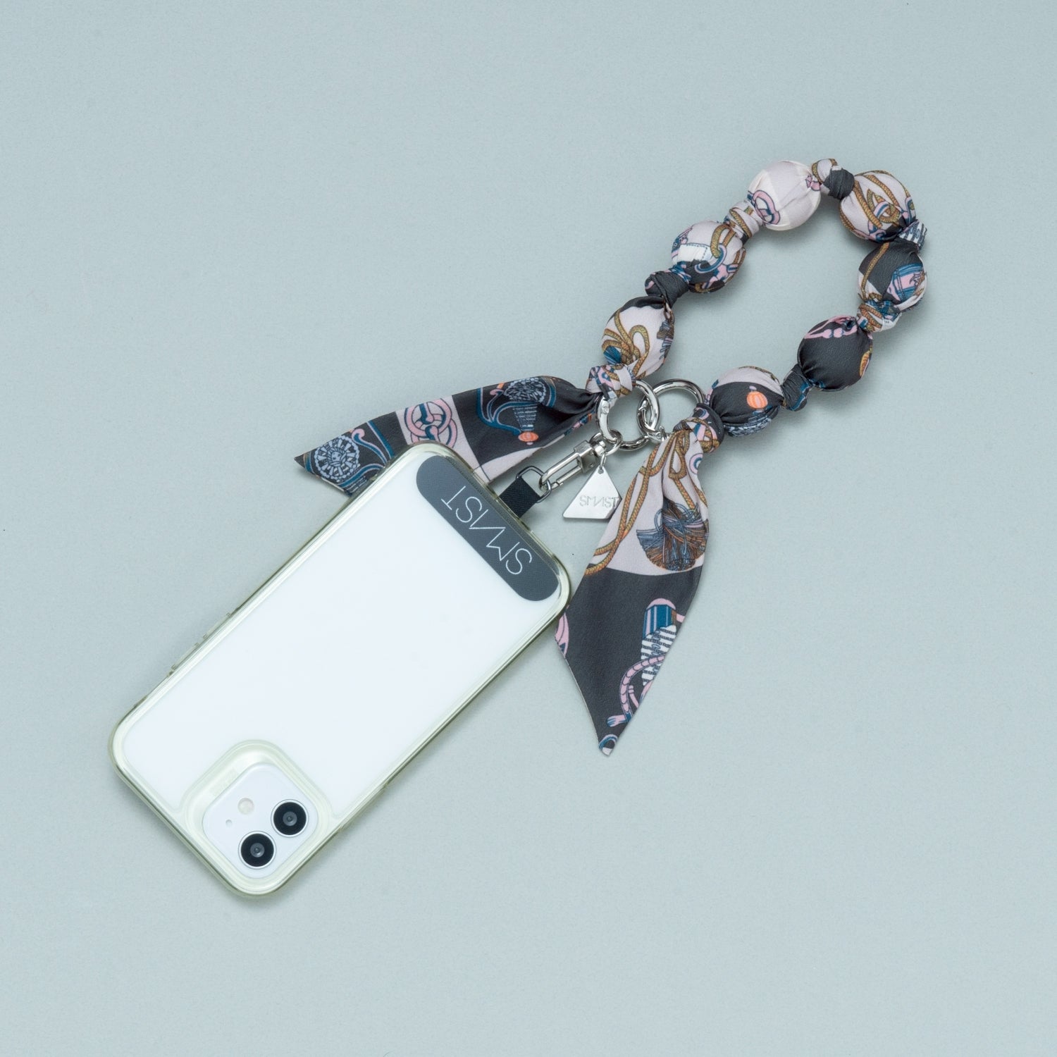 SMAST SCARF STRP/BROWN