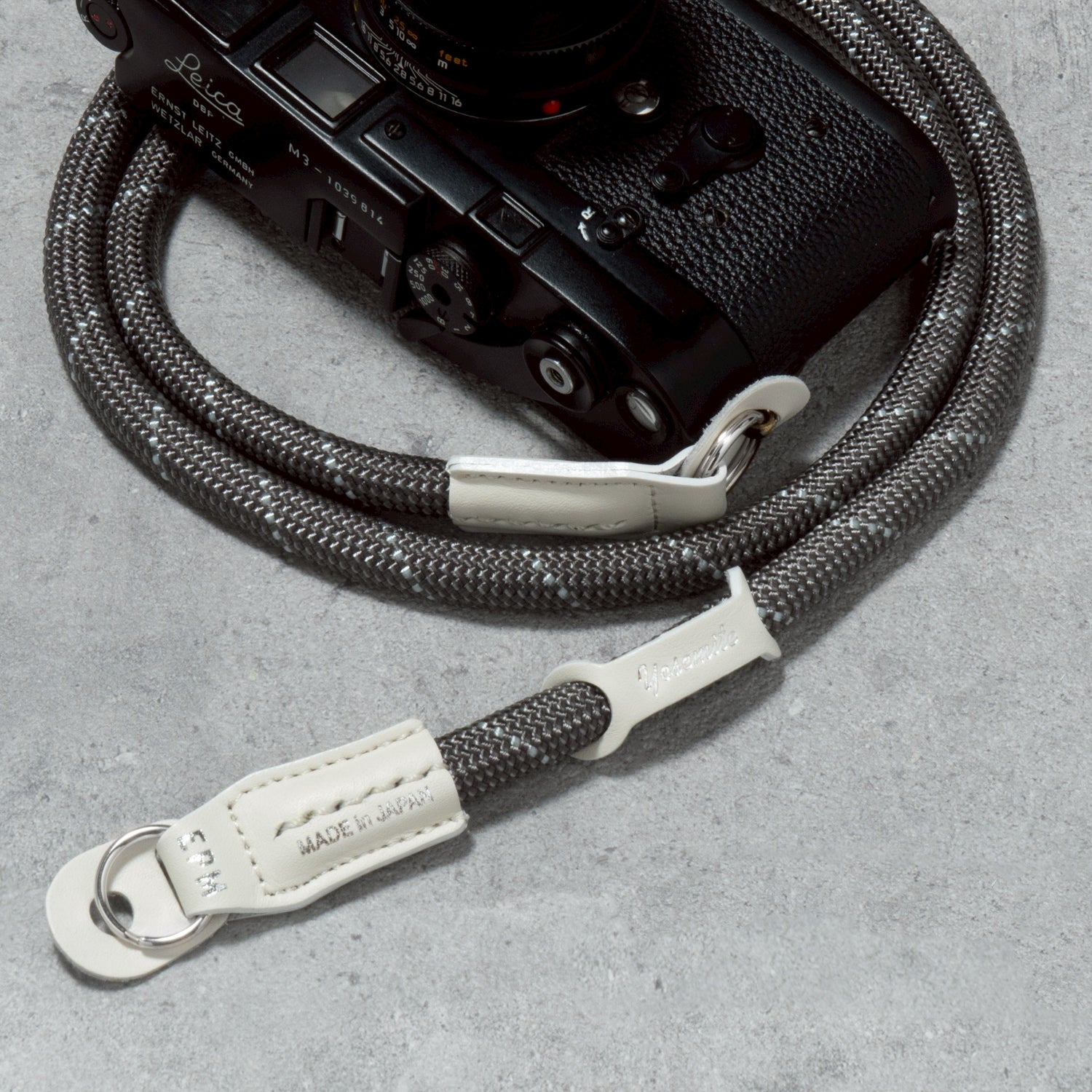 YOSEMITE CAMERA STRAP <br>ICE GRAY<br>ヨセミテ カメラストラップ / アイスグレー