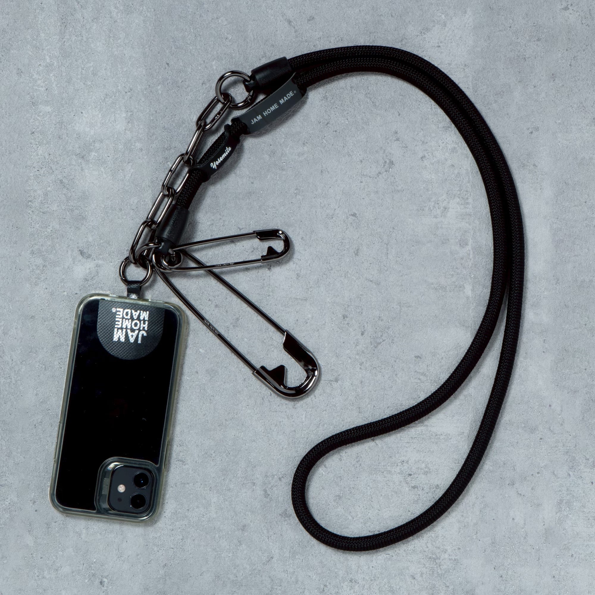 JAM HOME MADE×YOSEMITE　4NK　multi CORD CHAIN LONG ブラック