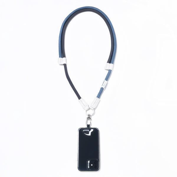 YOSEMITE MOBILE STRAP ADJUSTMENT LEATHER<br>SMOKEY / METAL<br>ヨセミテ モバイルストラップ アジャストメント レザー<br>スモーキー / メタル