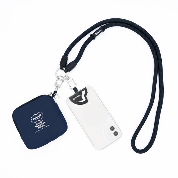 YOSEMITE SUSTAINABLE<BR>SQUARE COIN CASE<BR>NAVY<br>ヨセミテ サスティナブル<br>スクエア コインケース<br>ネイビー