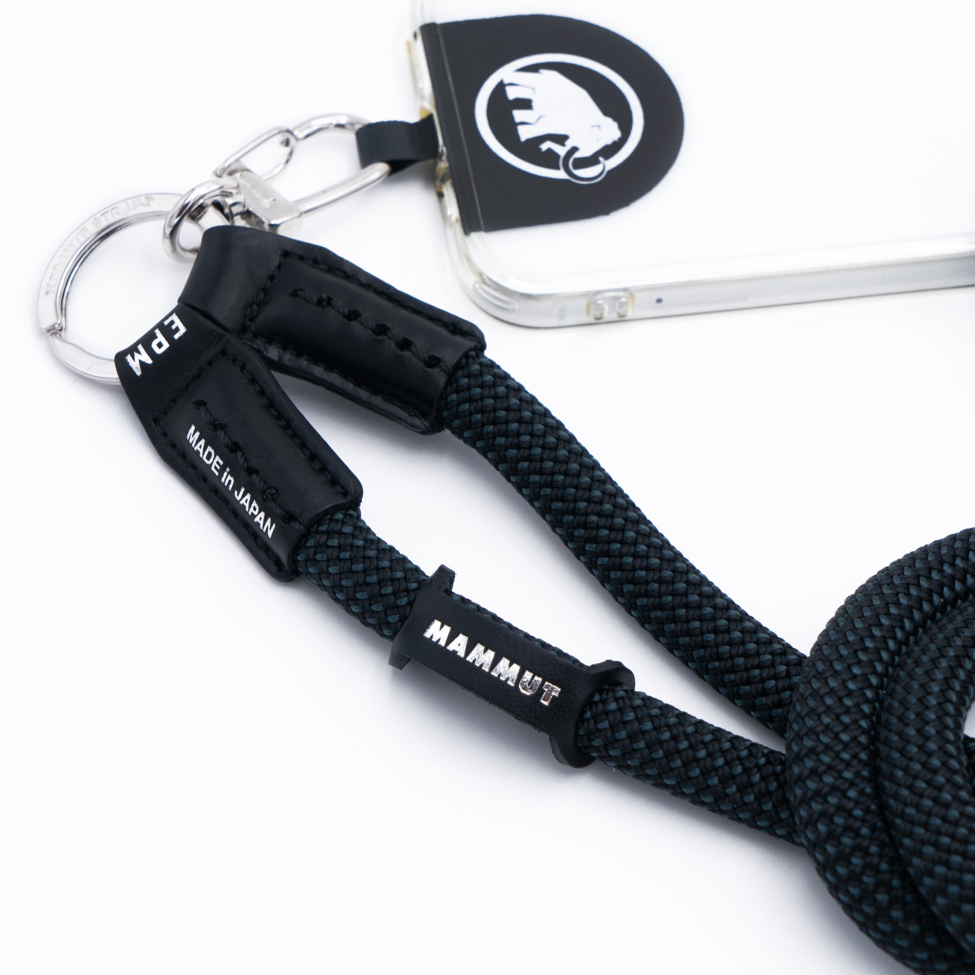 MAMMUT EDITION】YOSEMITE MOBILE STRAP LEATHER MOUNTAIN BLACK