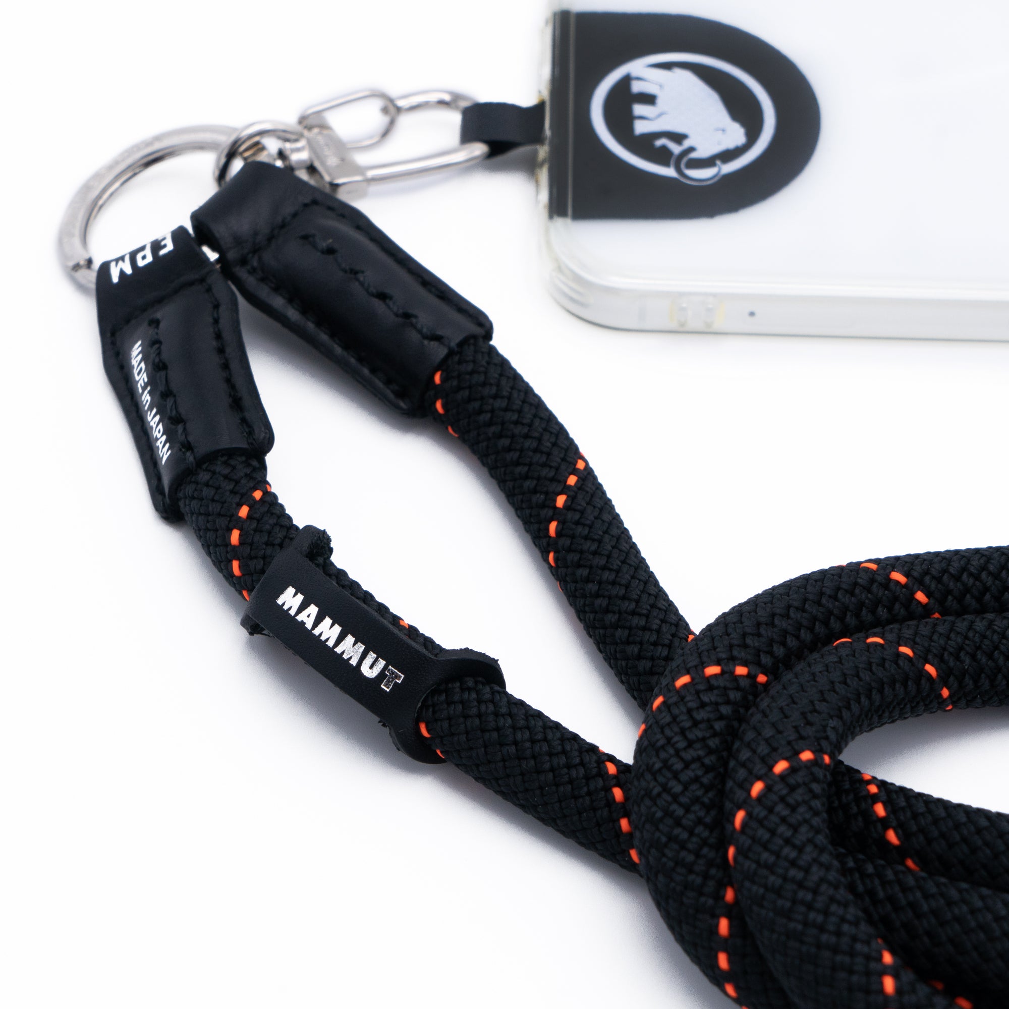 MAMMUT EDITION】YOSEMITE MOBILE STRAP LEATHER CLIMBING BLACK 