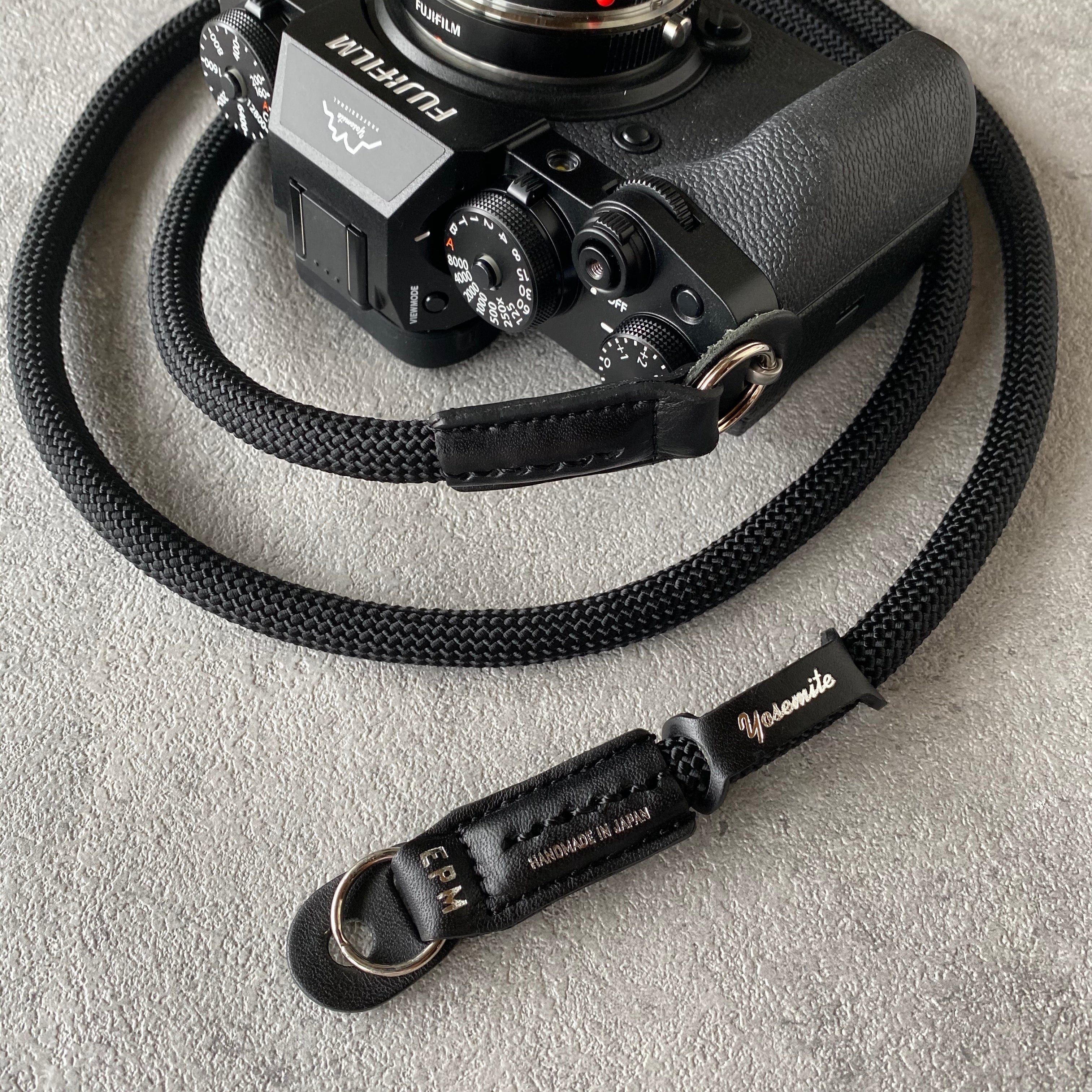 YOSEMITE CAMERA STRAP MAD BLACKヨセミテ カメラストラップ マッドブラック – Extended  Photographic Material