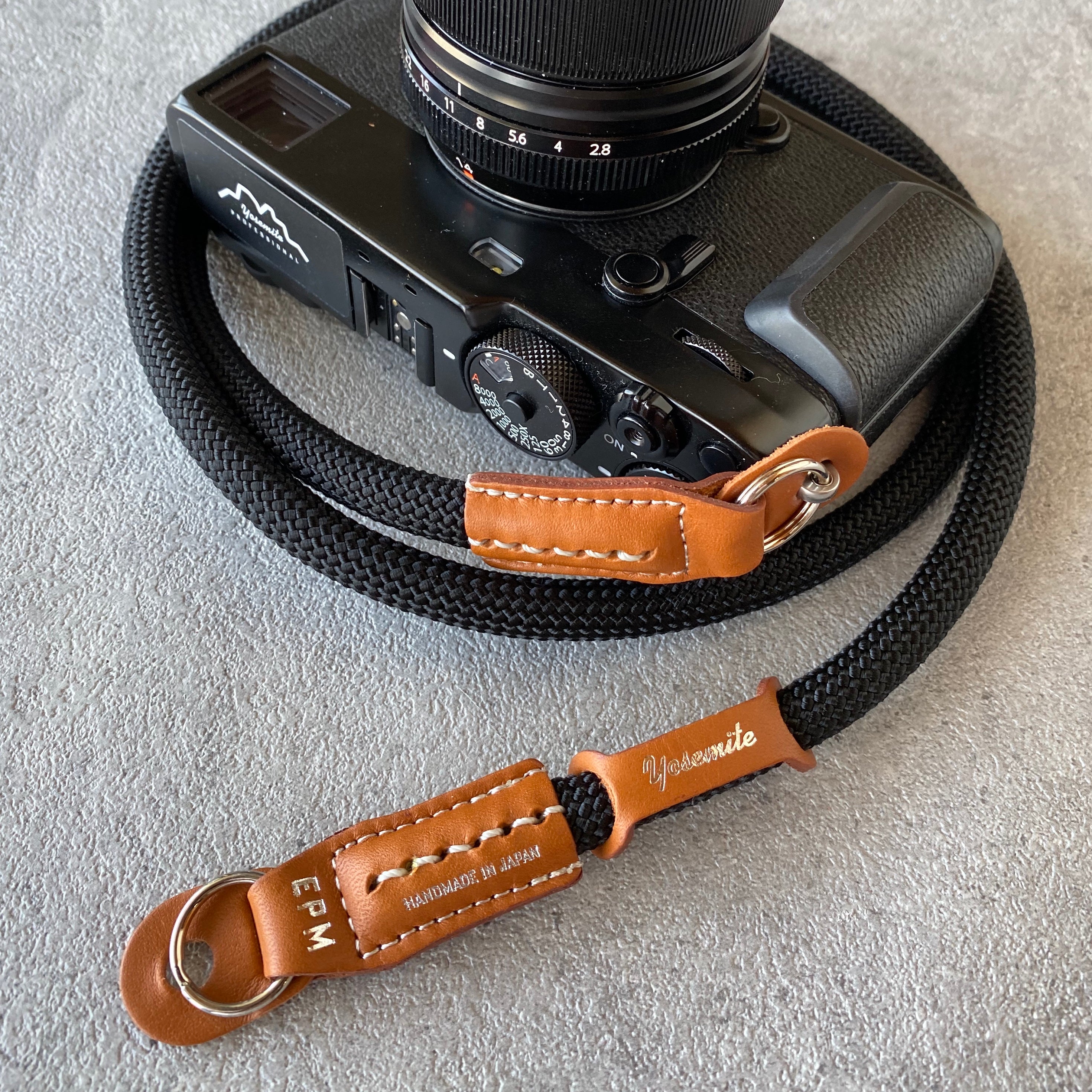 YOSEMITE CAMERA STRAP <br>HUNTER BLACK<br>ヨセミテ カメラストラップ / ハンターブラック