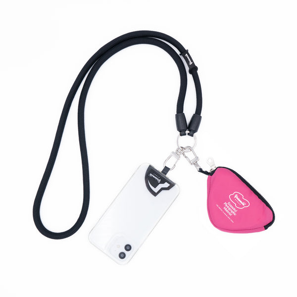 YOSEMITE SUSTAINABLE<BR>TRIANGLE COIN CASE<BR>PINK<br>ヨセミテ サスティナブル<br>トライアングル コインケース<br>ピンク